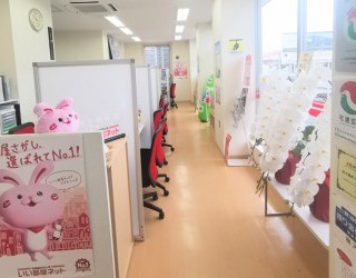 明るい店内へ是非お越し下さい！
お部屋探しの事、分からないことなど何でもご相談ください！